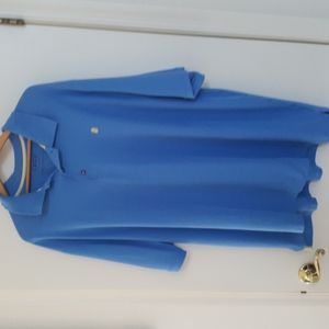 New Men's IZOD polo, size 3X Tall, blue short slv